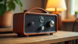 Swiss Military Brown Retro Classic Bluetooth Speaker